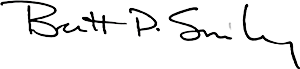 Mayor Brett Smiley's signature