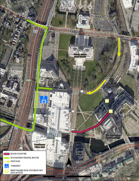 Map of Road Closures