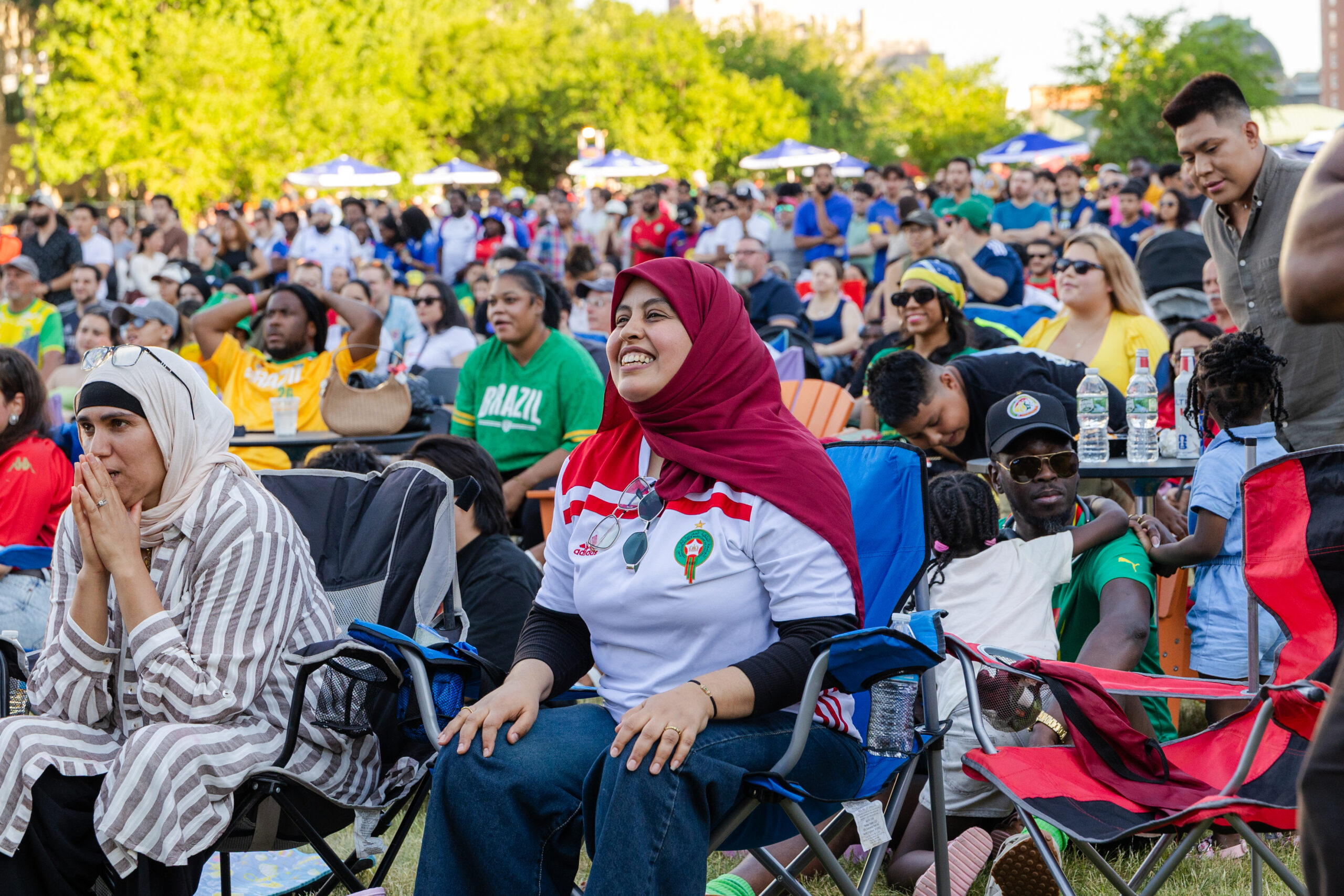 Fans enjoying the PVD FanZone