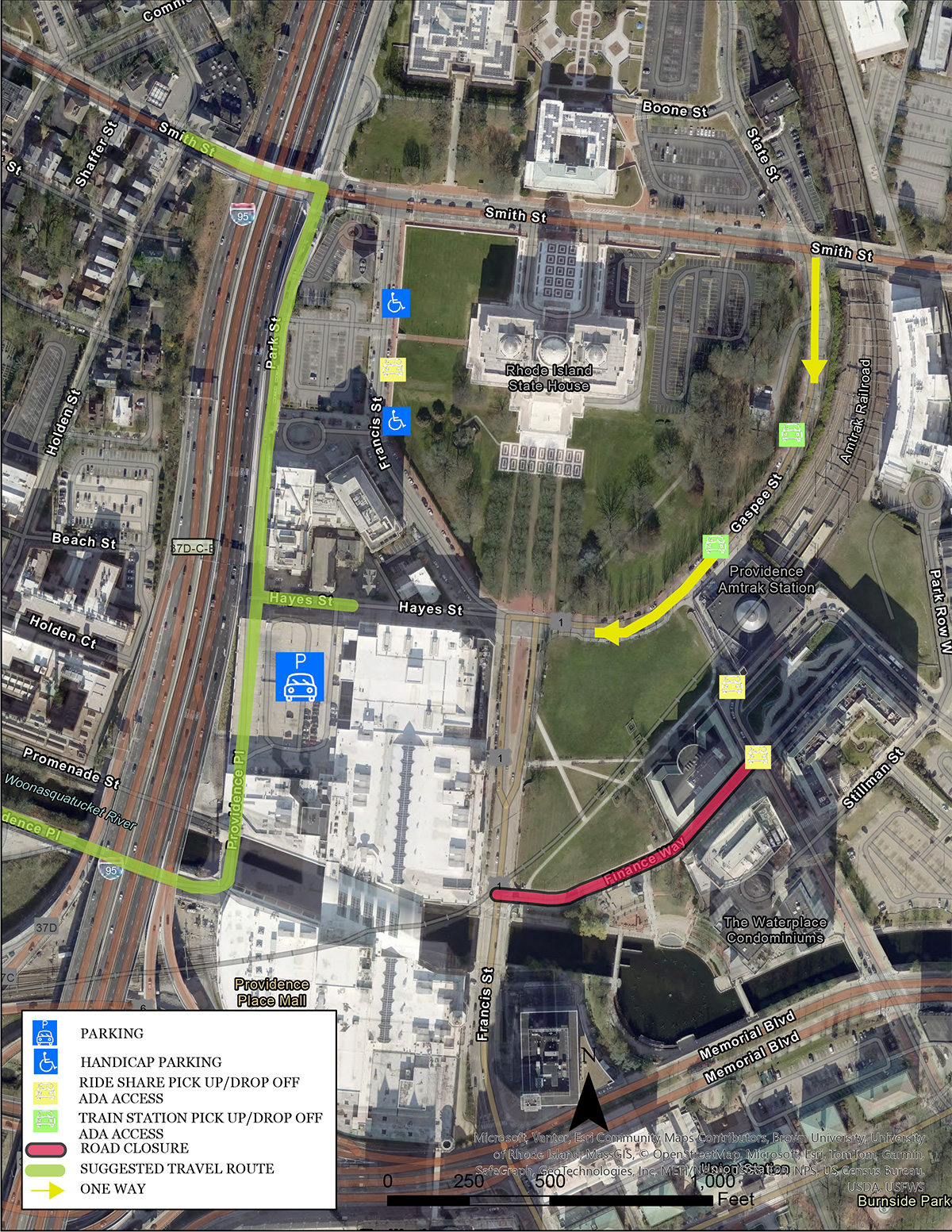 Map of PVD Fanzone